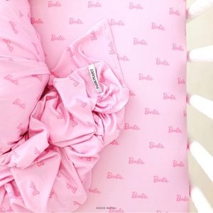 Posh Peanut Pastel Barbie Crib Sheet